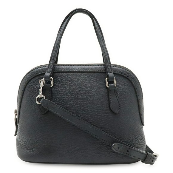 GUCCI Gucci handbag shoulder bag leather black 341504 - Picture 1 of 10